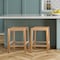 Alaterre Furniture Newport 24in H Wood Counter Height Stool 24 with Handcrafted Woven Rope Seat, Natural ANNP2220 - alternate 9